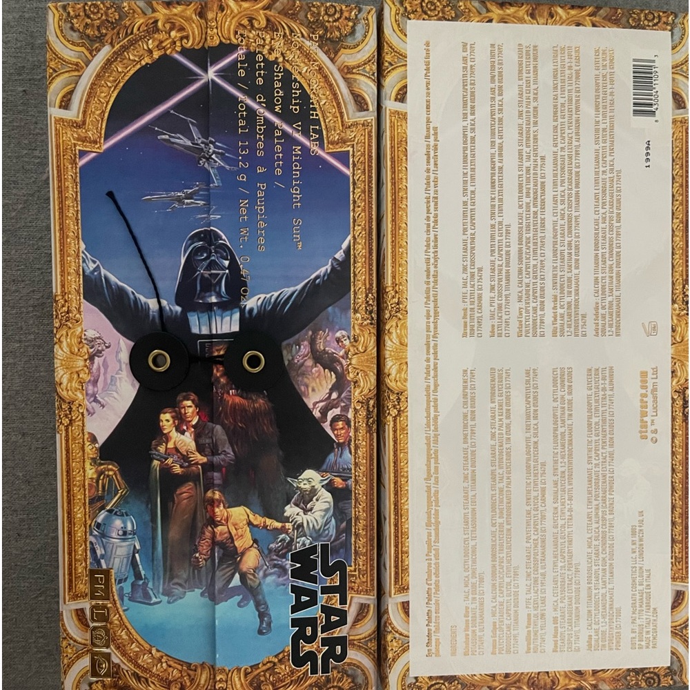 Brand new exclusive Star Wars Pat McGrath Labs eyeshadow palette. Mothership VI